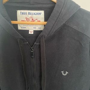 True Religion zip up sweater